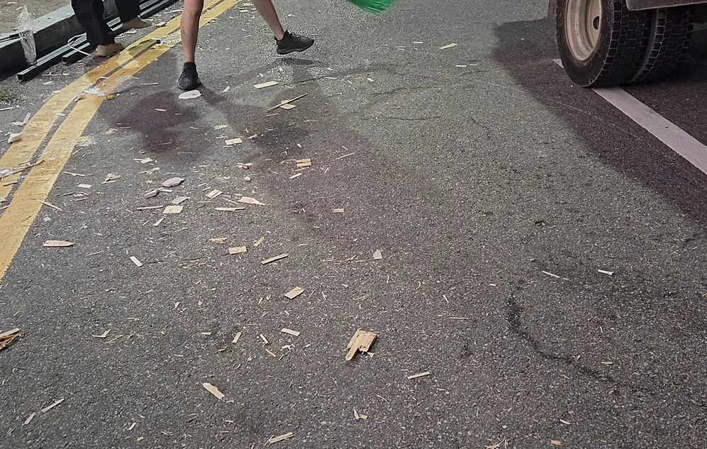 오산 사무실 이사 폐기물 작업 전후 1